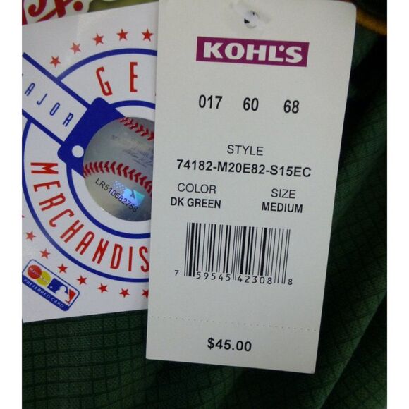 NWT Oakland A's Stiches Athletic Gear Polo Top - Picture 5 of 9